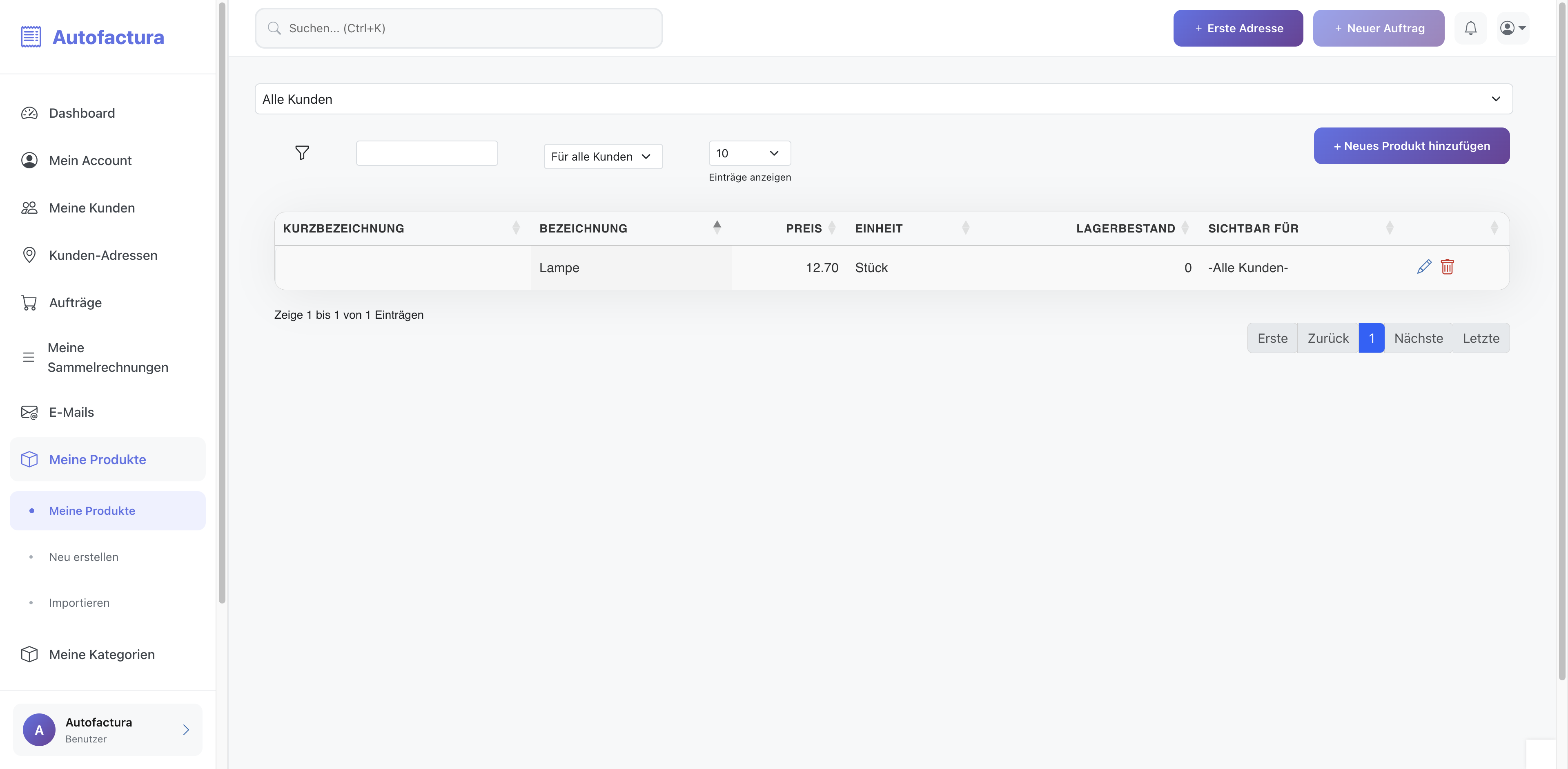 Handwerk Rechnungssoftware